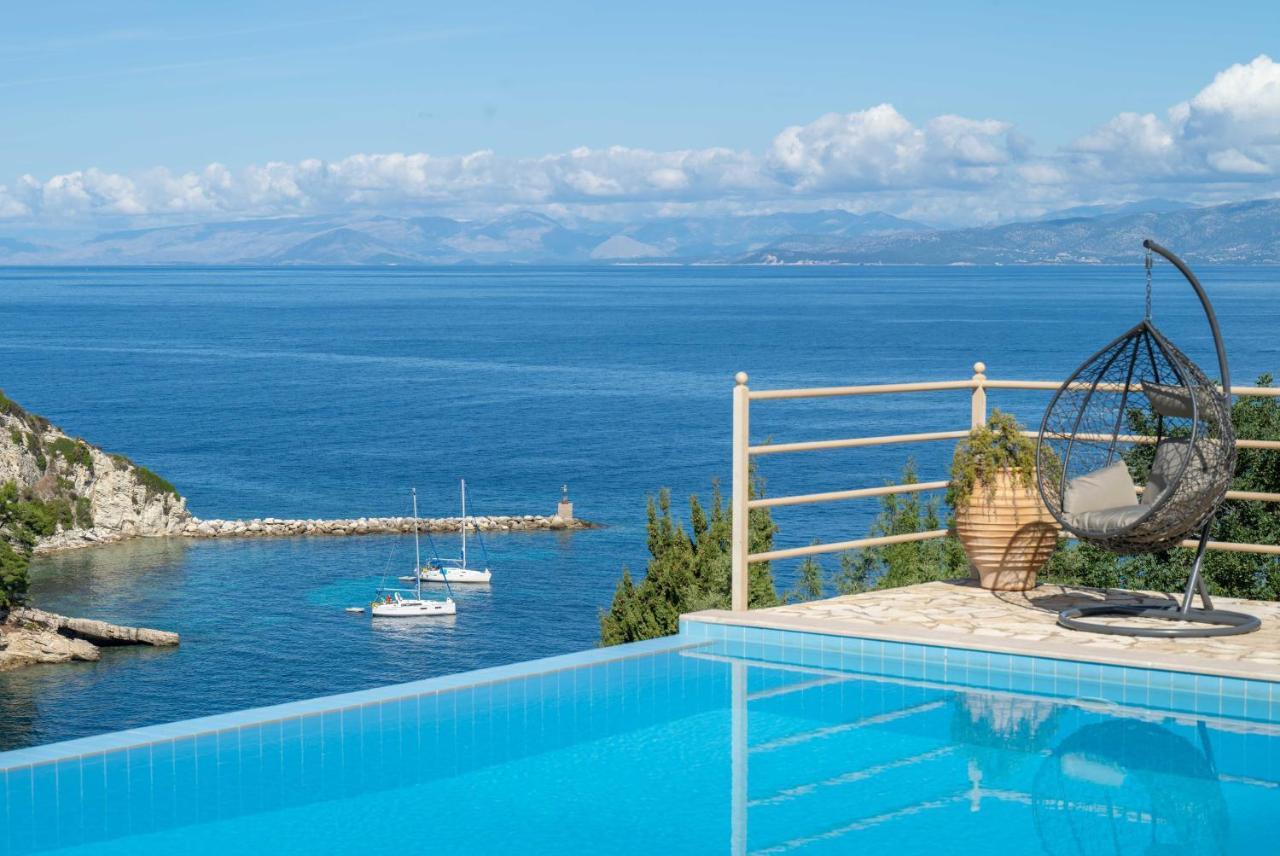 Pangolas Apartments Paxos Longós Exterior foto