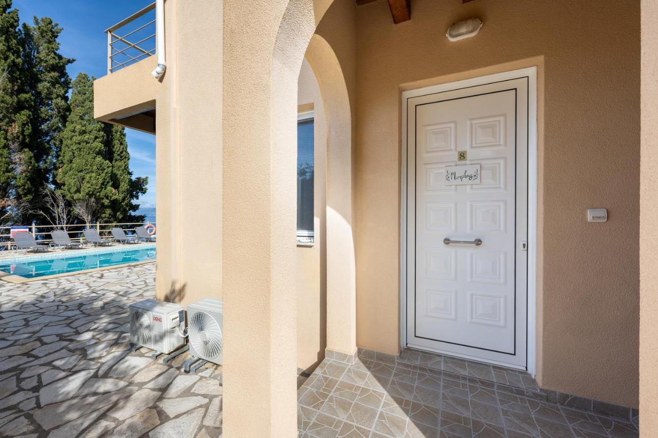 Pangolas Apartments Paxos Longós Exterior foto