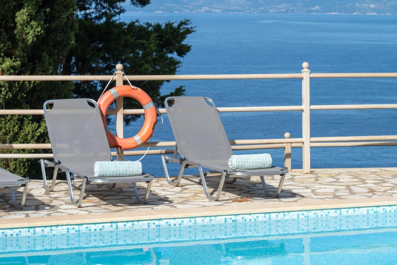 Pangolas Apartments Paxos Longós Exterior foto