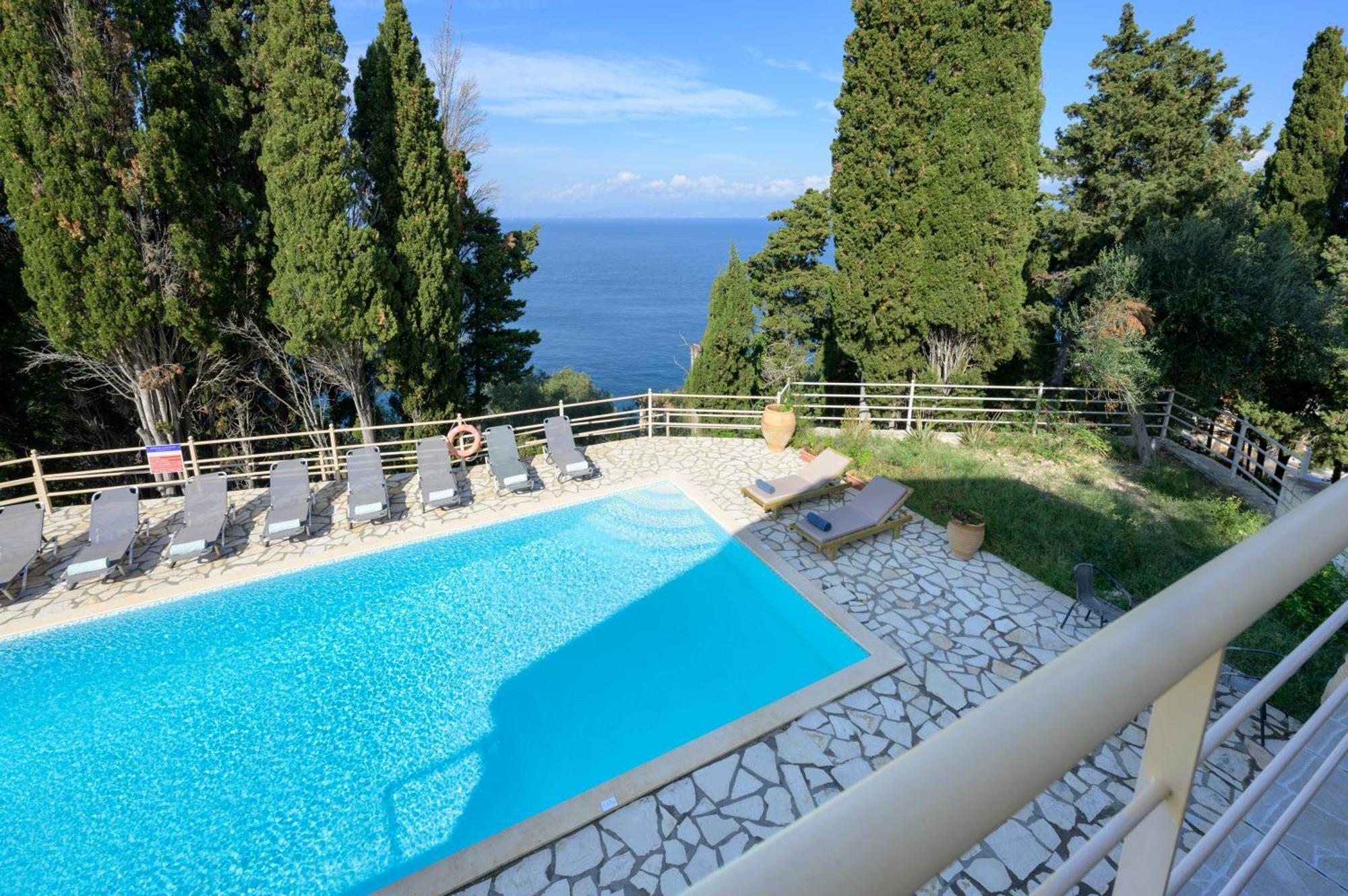 Pangolas Apartments Paxos Longós Exterior foto