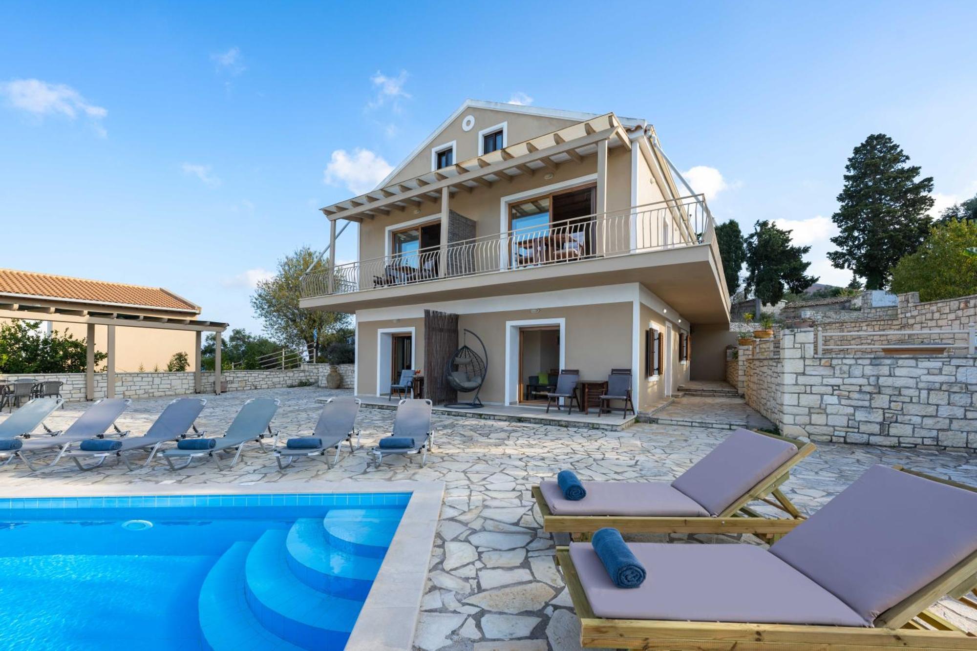 Pangolas Apartments Paxos Longós Exterior foto