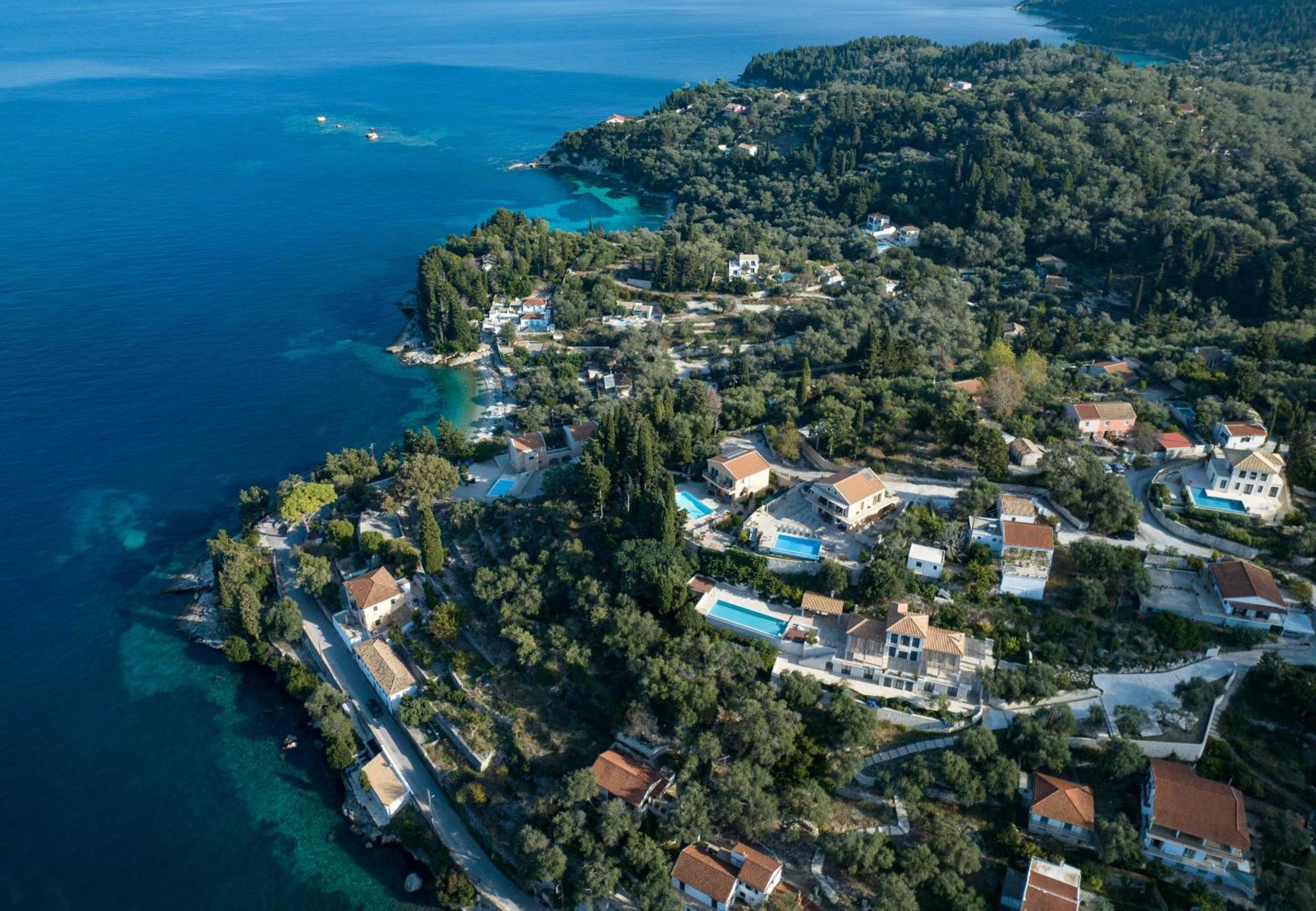 Pangolas Apartments Paxos Longós Exterior foto