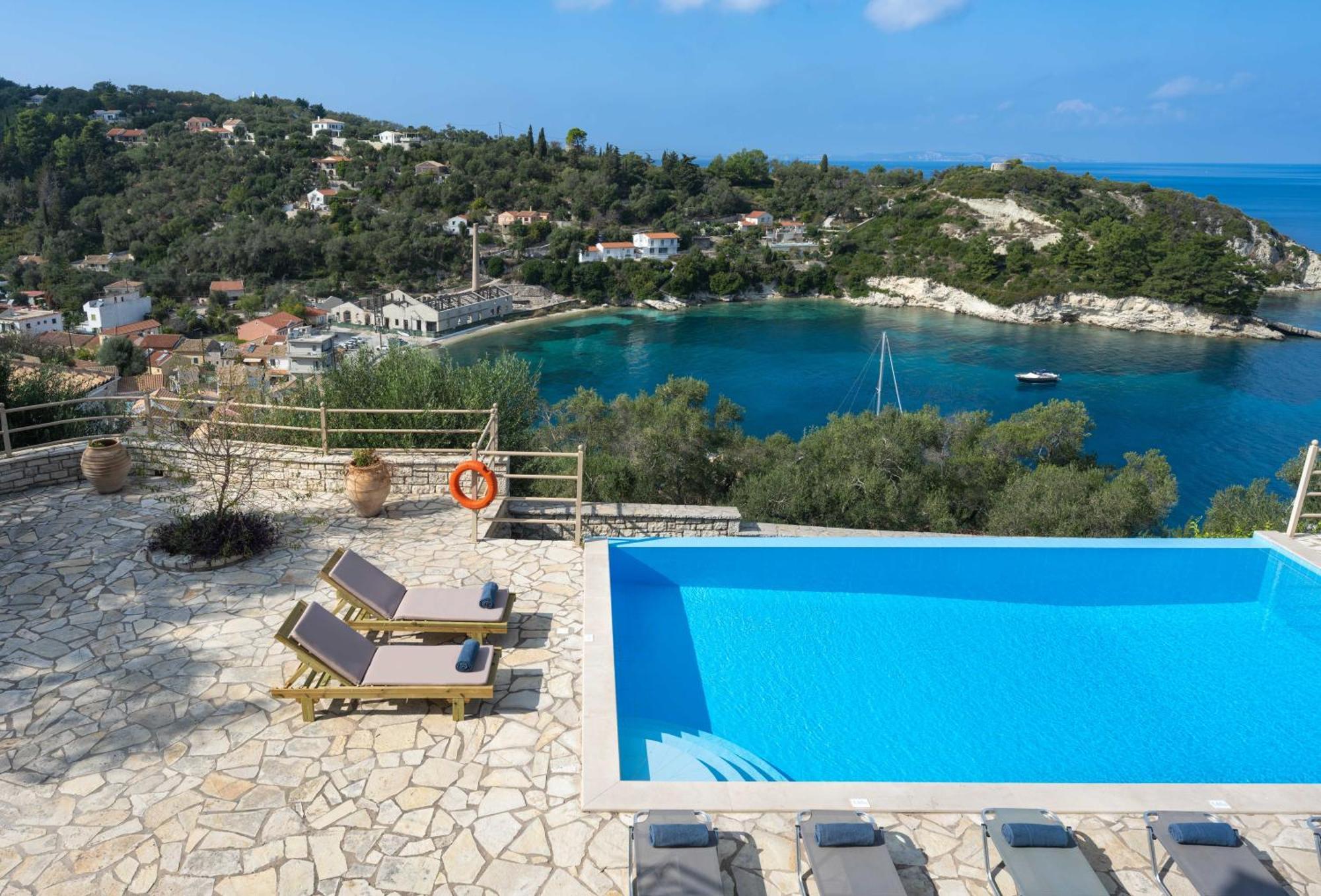 Pangolas Apartments Paxos Longós Exterior foto