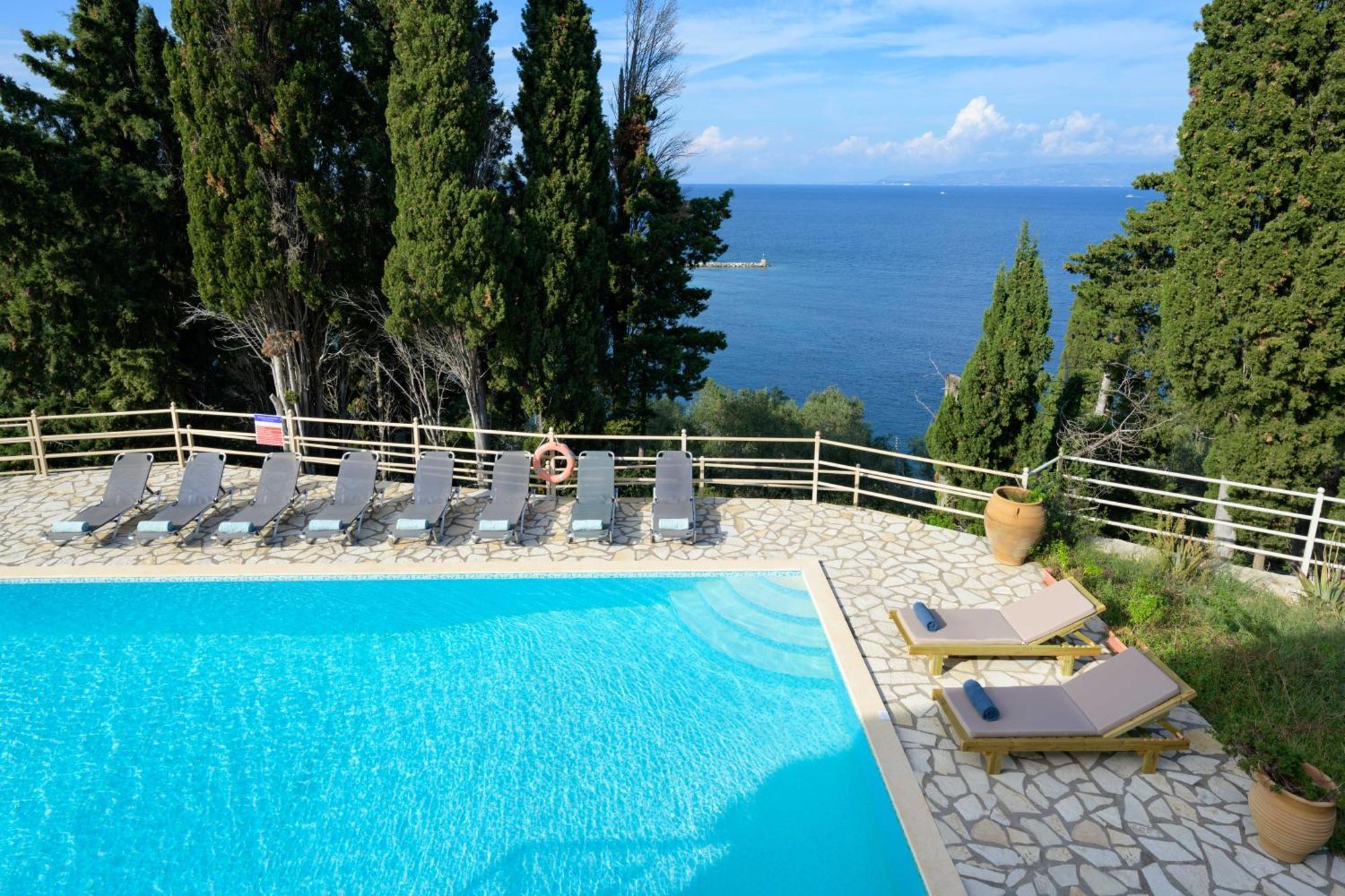 Pangolas Apartments Paxos Longós Exterior foto