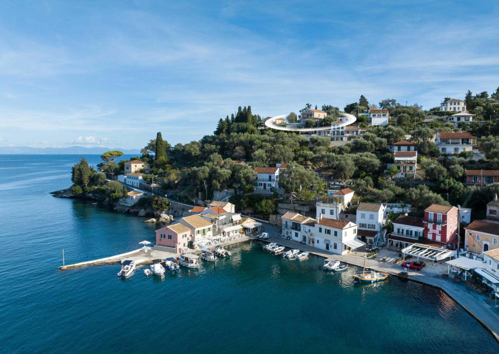 Pangolas Apartments Paxos Longós Exterior foto